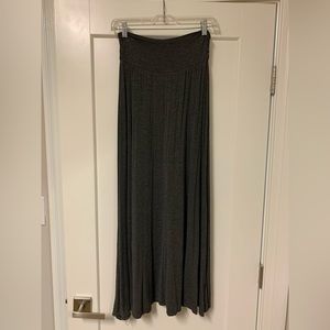 Bobeau Gray Maxi Skirt